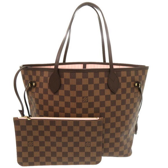 Louis Vuitton Neverfull Damier Rose Pink Ballerine Tote Bag LV - Picture 1 of 9